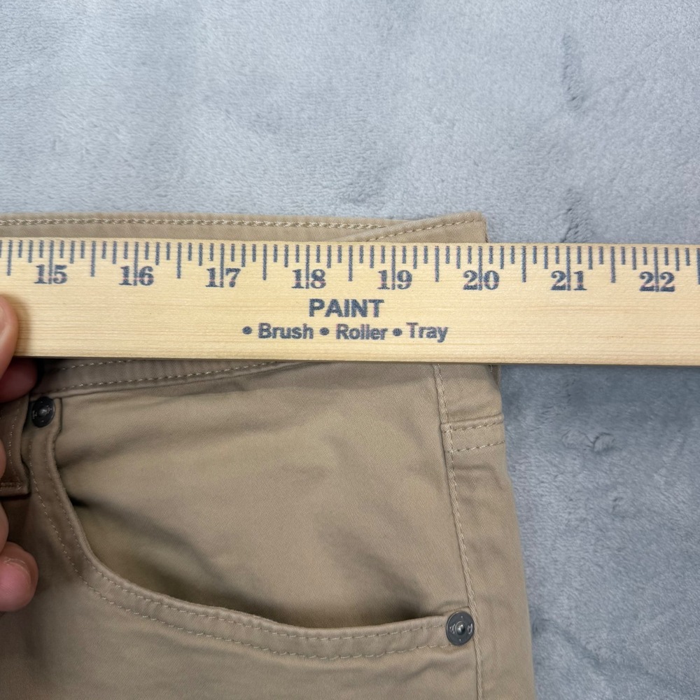AG Adriano Goldschmied Everett Pants 40x32 Khaki Tan Slim Straight 1794SUDCSW - Picture 11 of 12